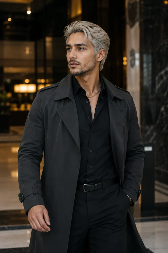 Ice Blonde with Cool Silver Highlights