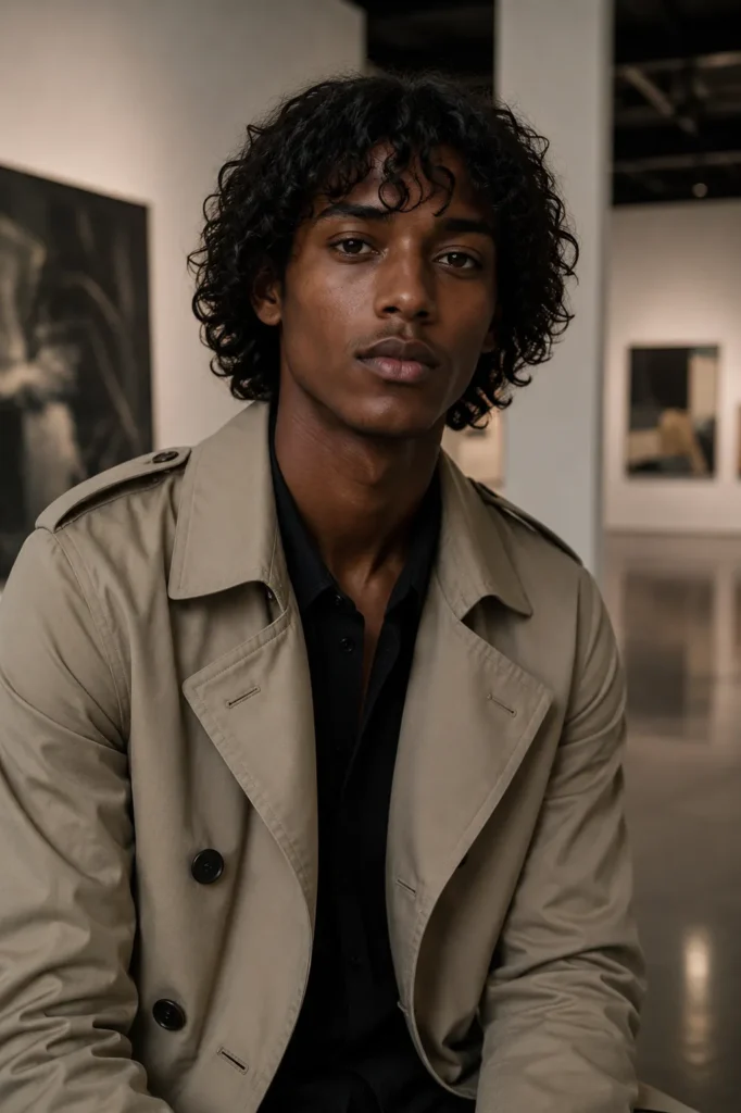 Layered Medium Curly Bob