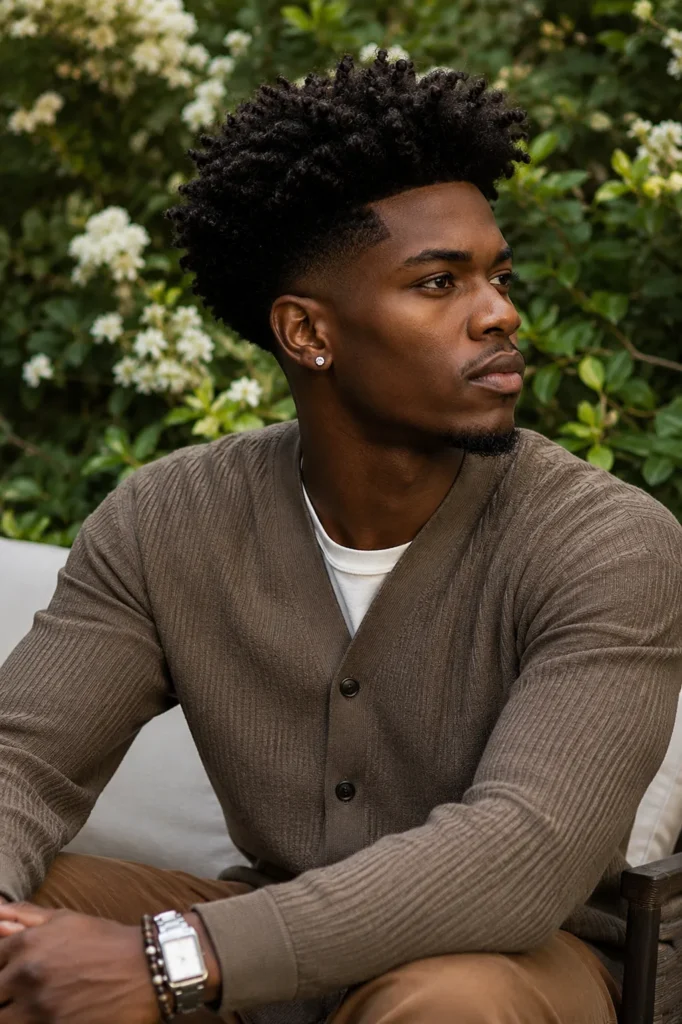 Long Afro-Inspired Curly Top