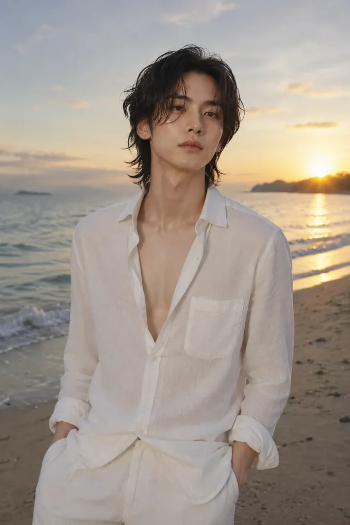 Long Layered Wet Wolf with Soft Waves