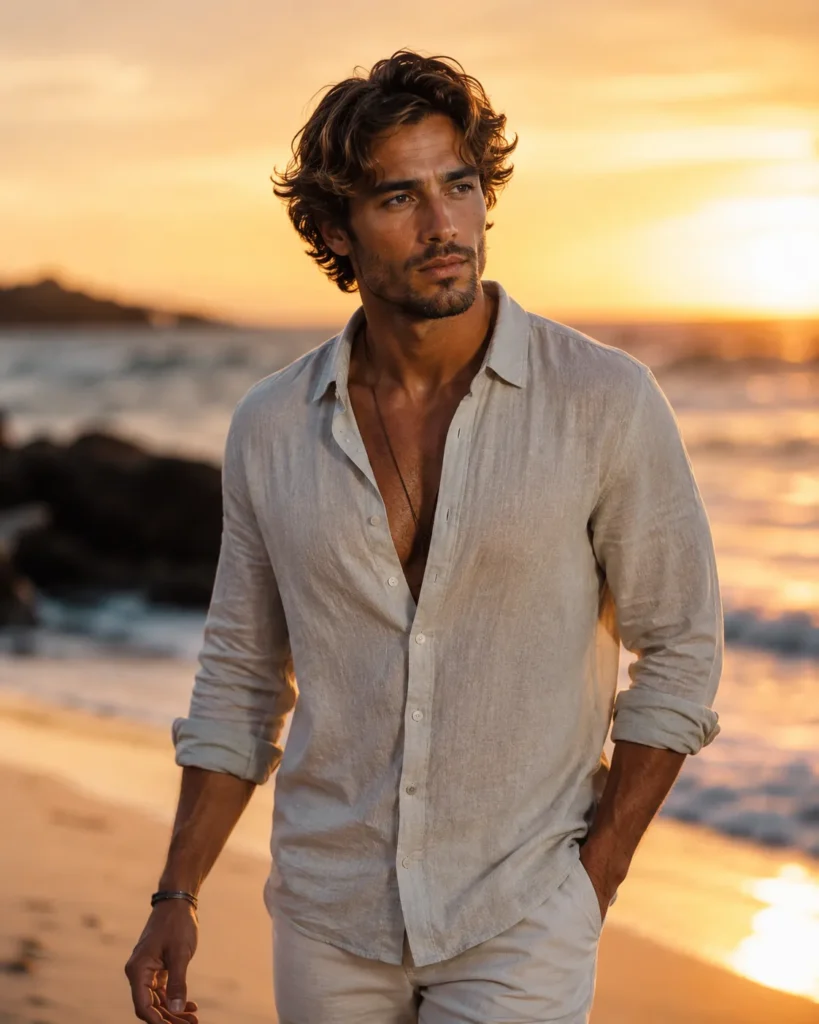 Loose Wavy Mid-Length Cut