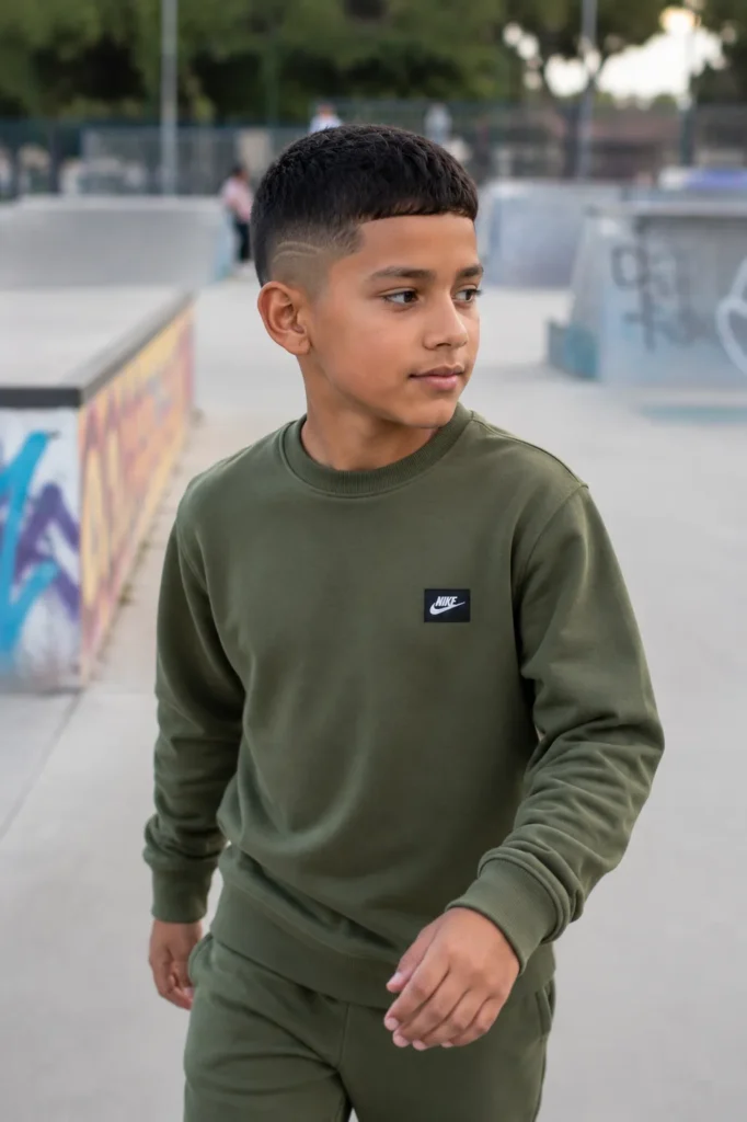  Low Fade with Short Top