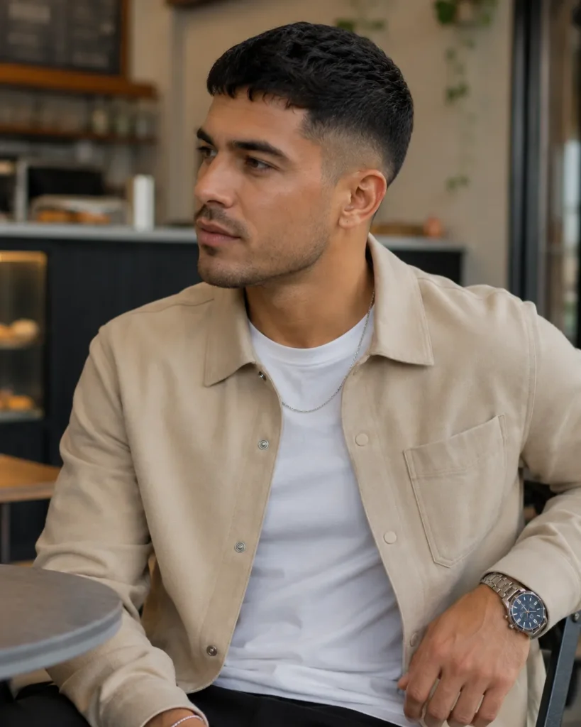 Low Taper Fade with Textured Crop