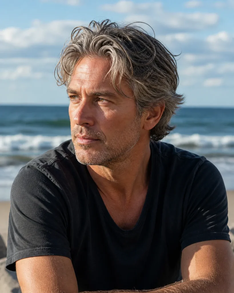 Medium Grey Layered Flow