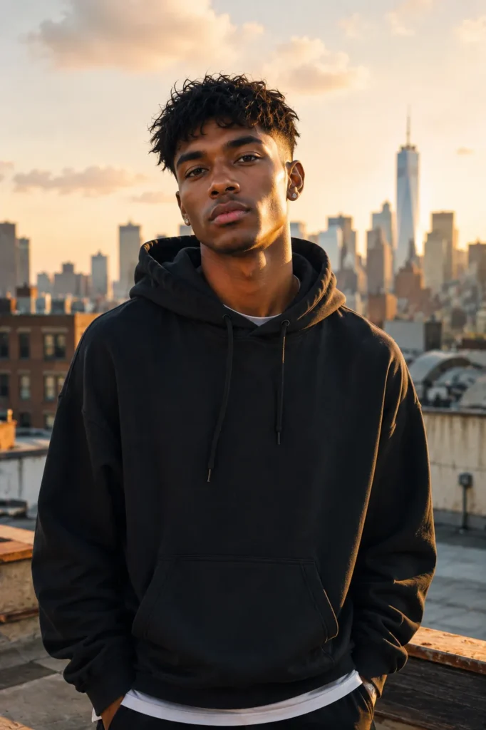 Messy French Crop Fade