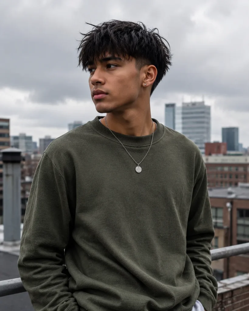 Messy Fringe Haircut