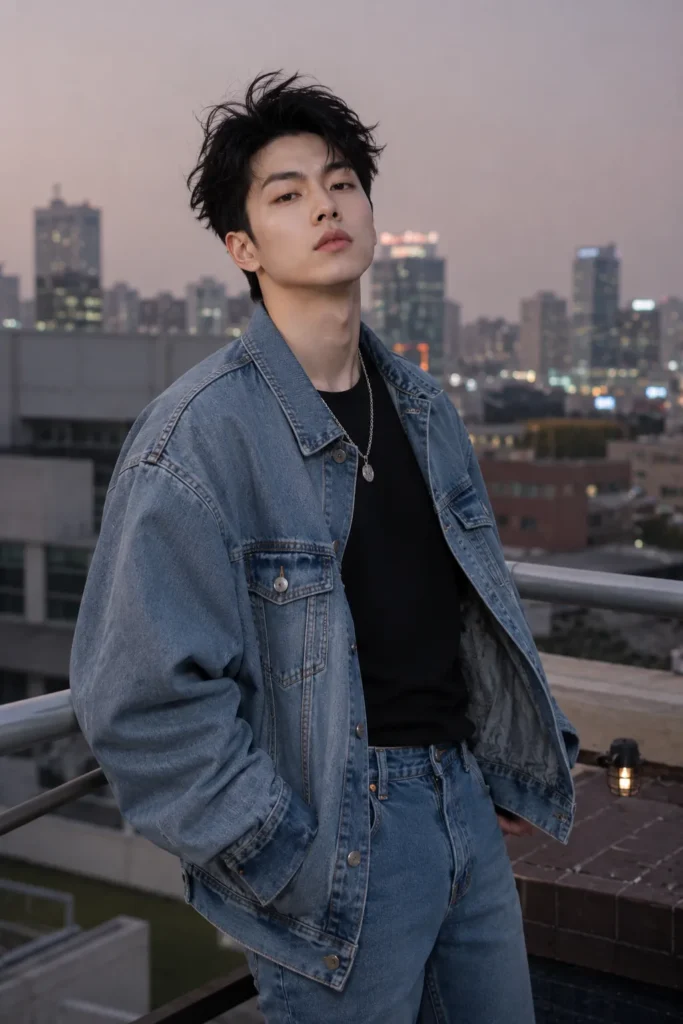 Messy Korean Quiff