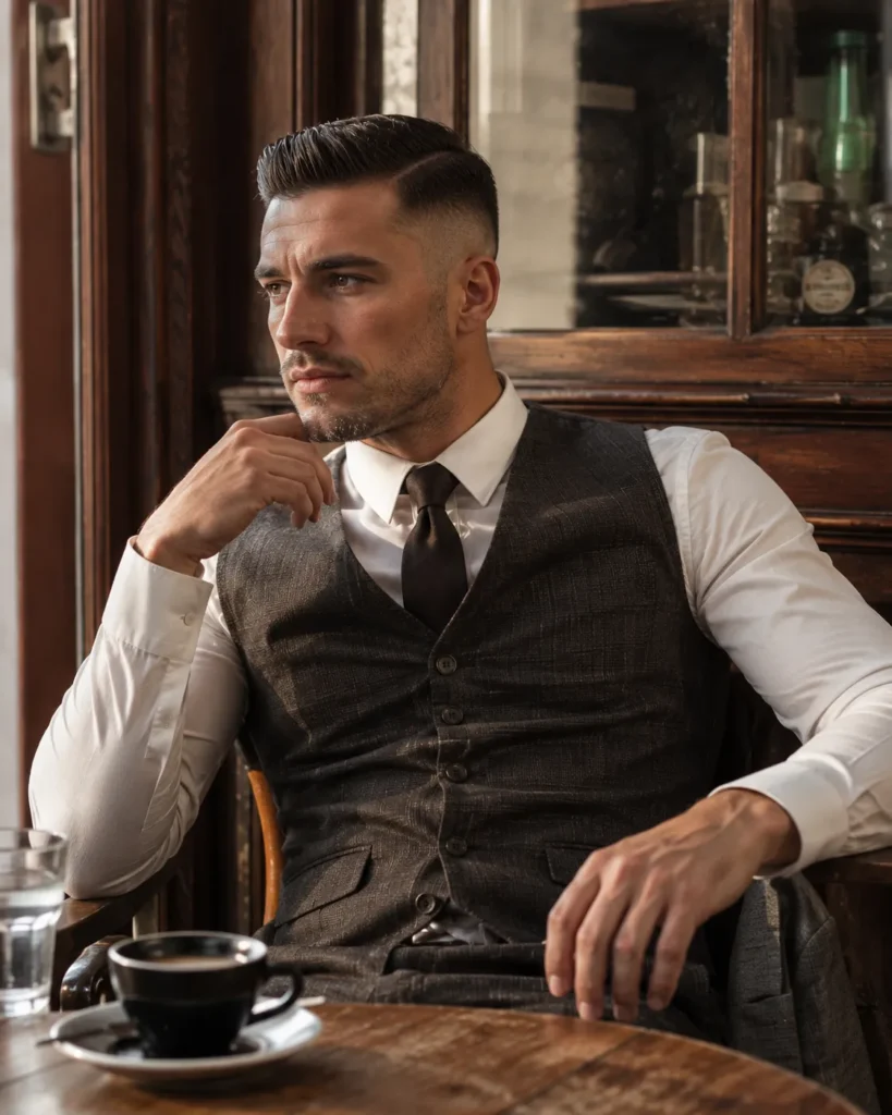 Mid Fade Side Part