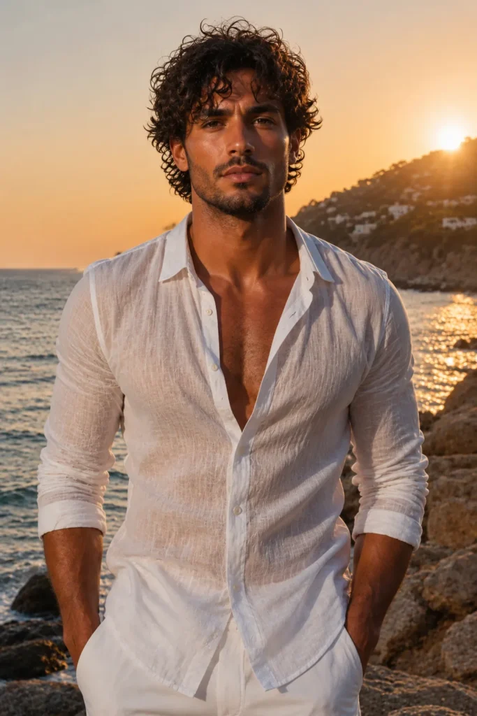 Mid-Length Curly Waves