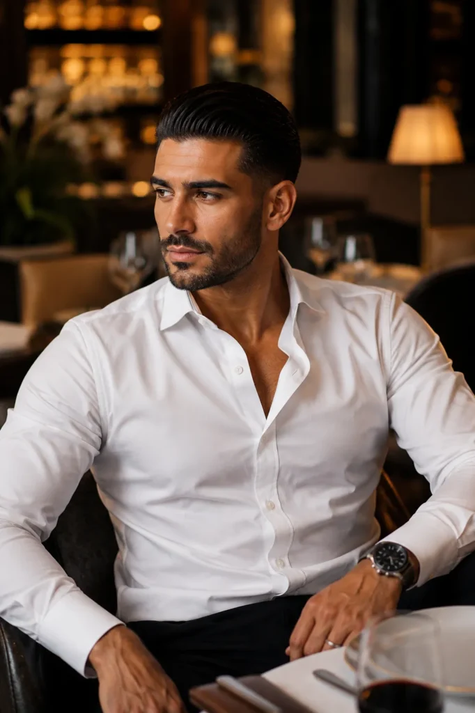 Modern Slick Back Taper