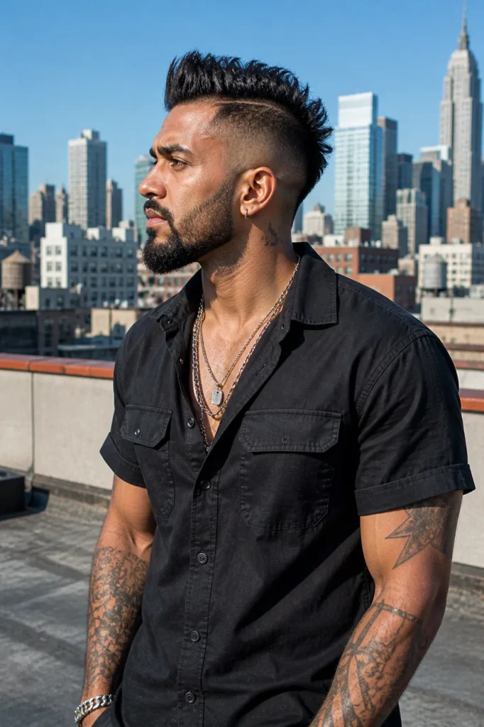 Mohawk Drop Fade