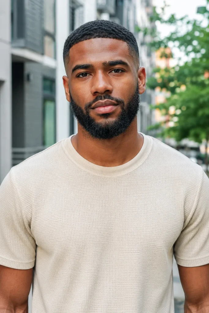 Natural Beard with Balanced Volume