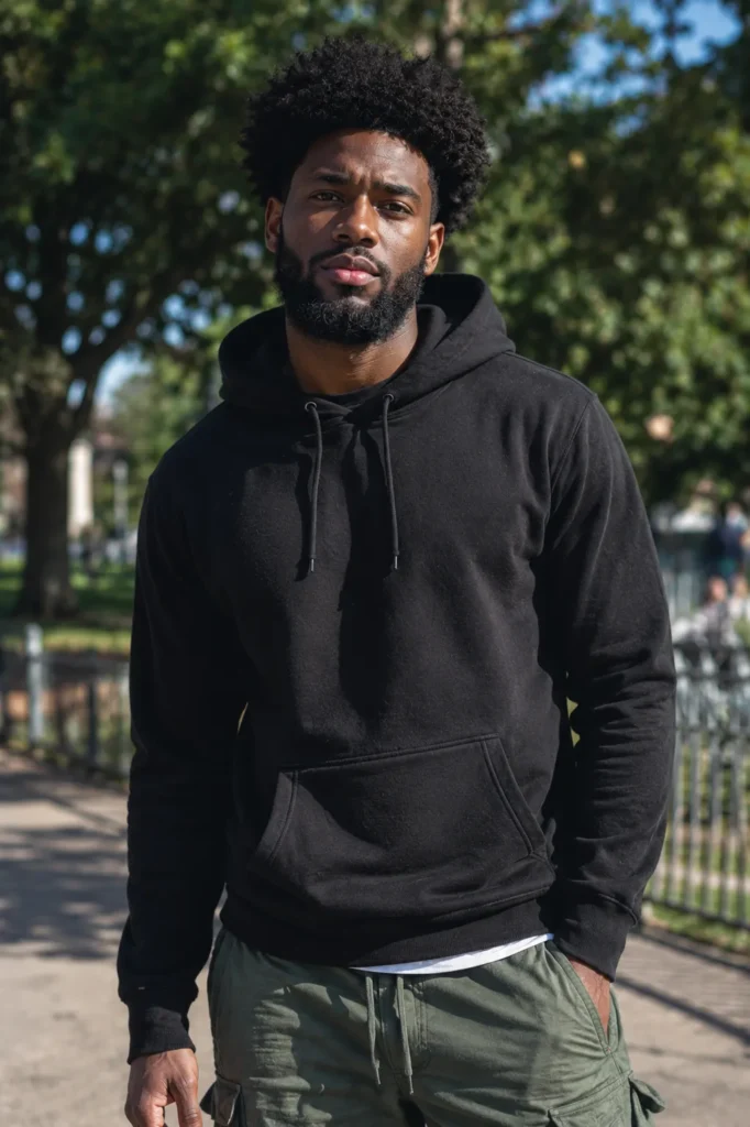 Natural Beard with Volume Focus