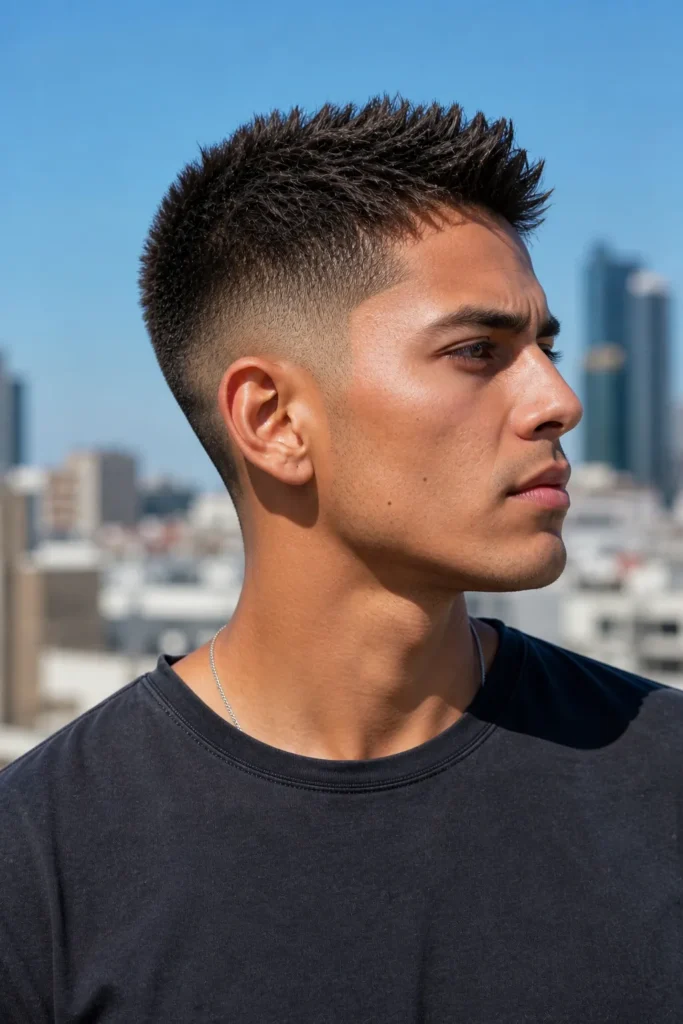 Natural Spiked Crew Cut