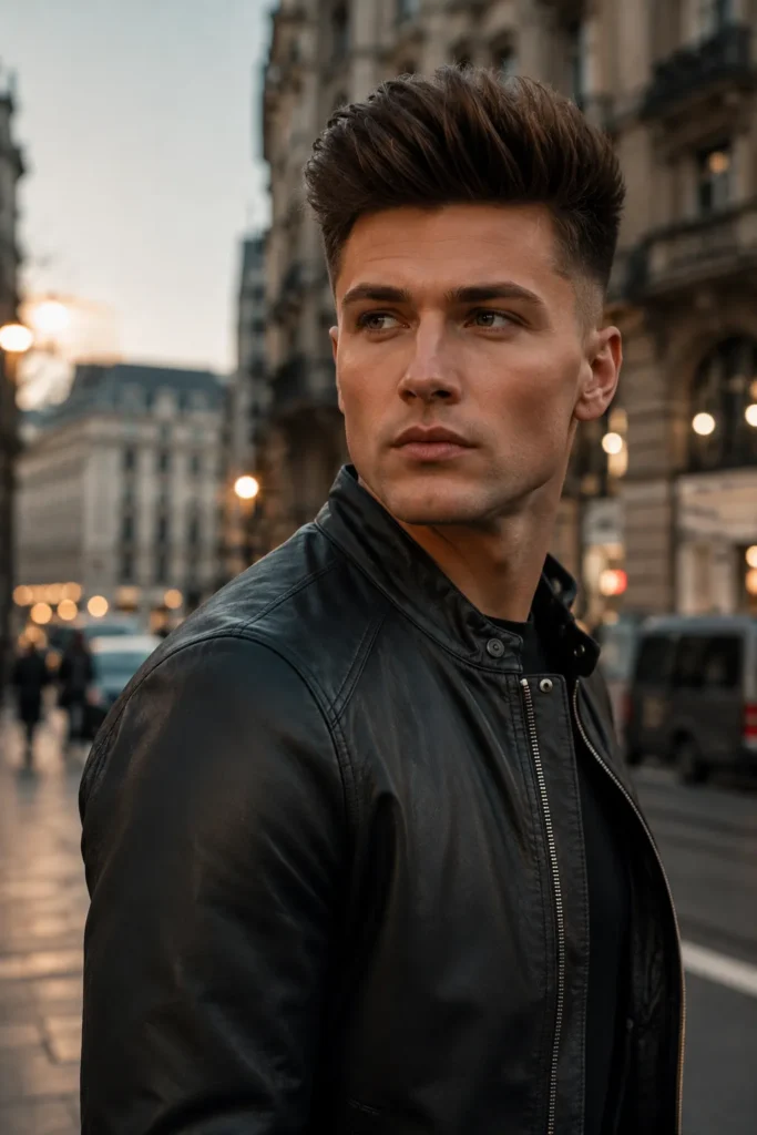  Quiff Blowout Fade