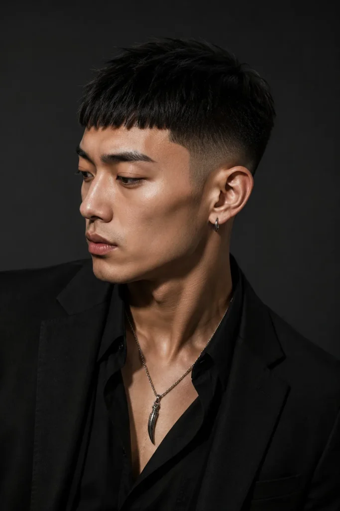 Razor Fringe Crop Fade