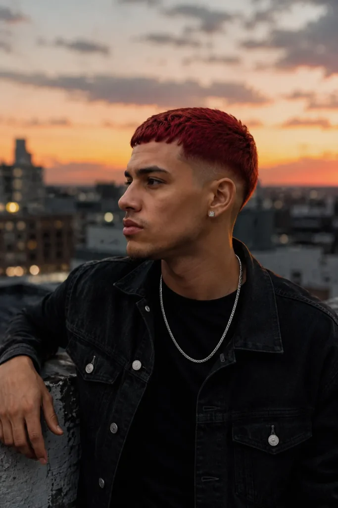 Red Caesar Cut