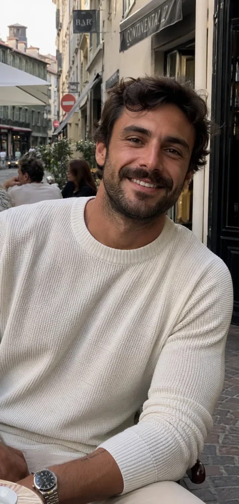 Relaxed Beard With Mustache