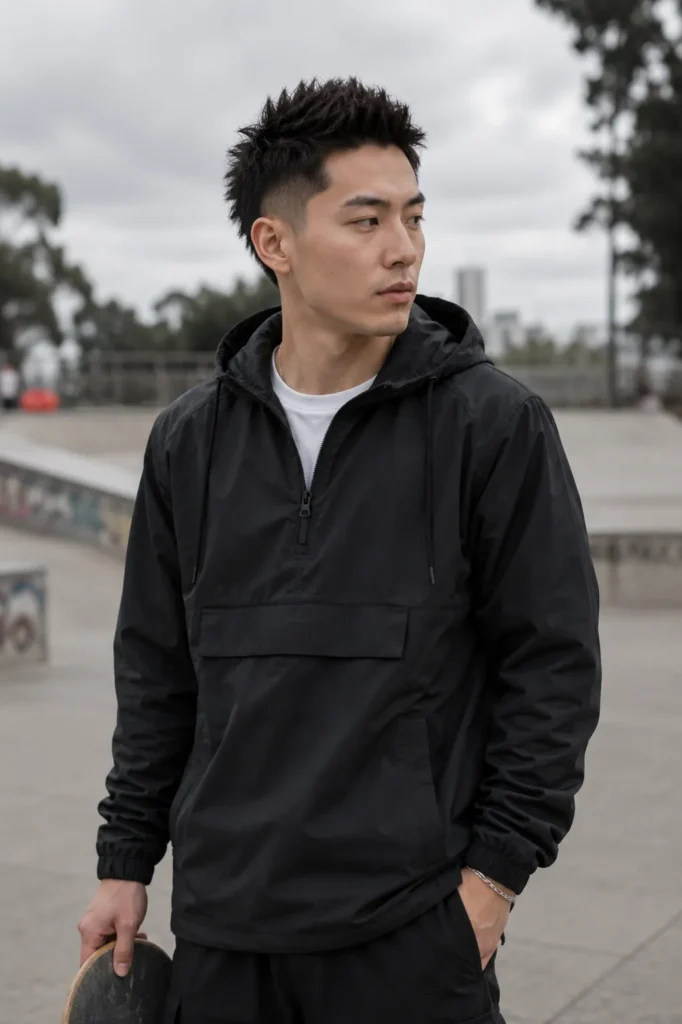Semi Spiky Faux Hawk