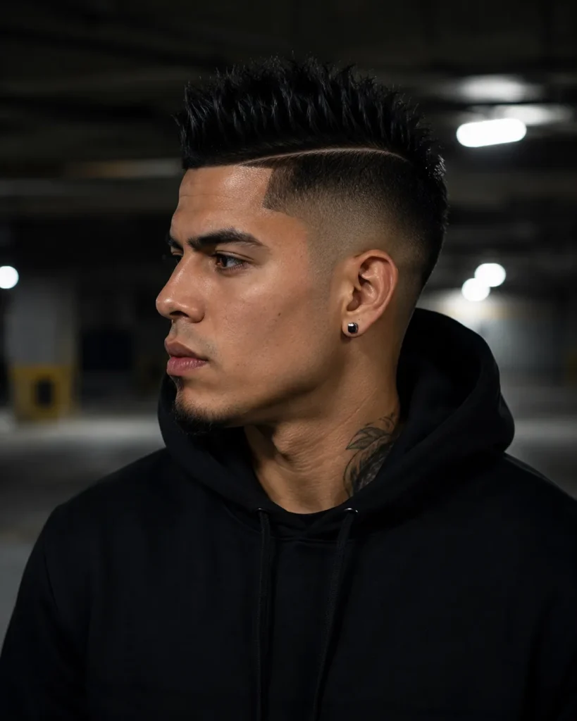 Sharp Line Faux Hawk