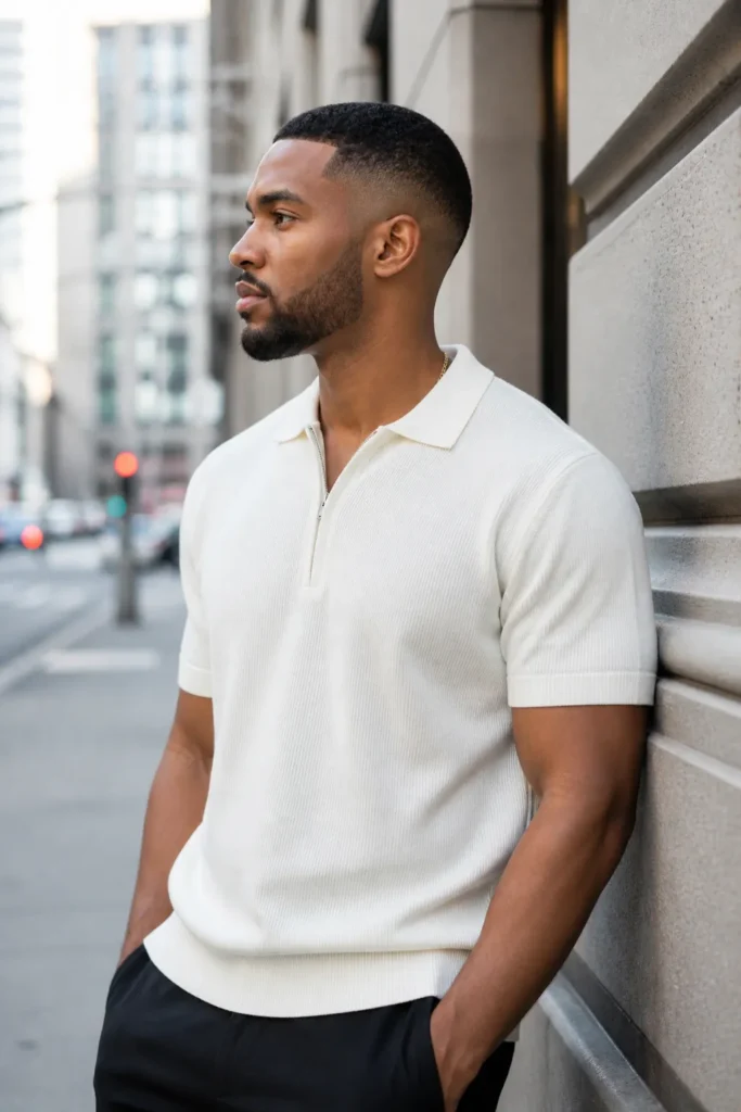 Short Beard with Clean Fade