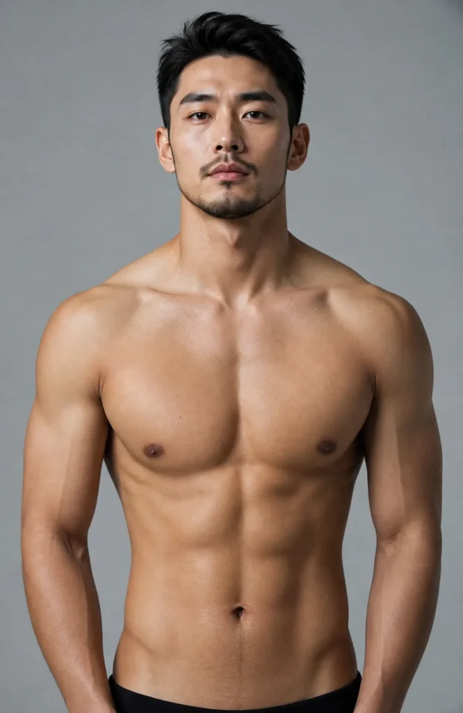 Short Beard with Defined Jawline