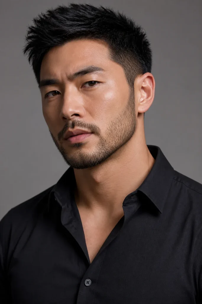 Short Beard with Sideburn Blend