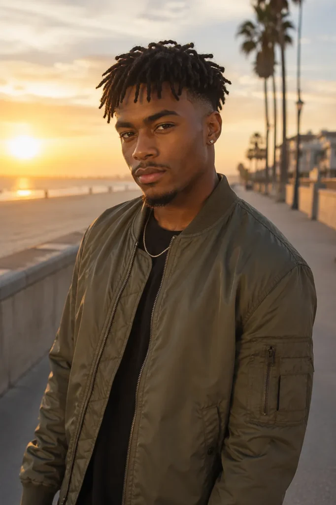 Short Dreadlocks with Fade