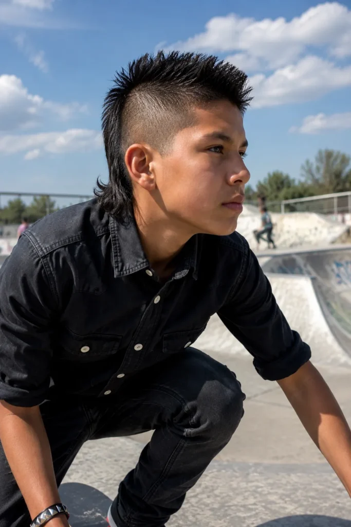 Short Mohawk Fade