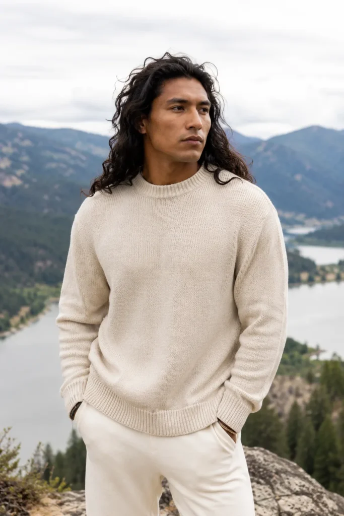 Shoulder-Length Curly Waves