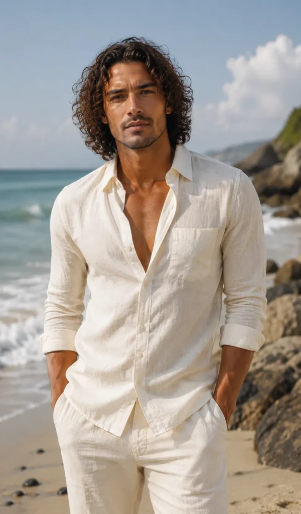Shoulder-Length Defined Curls