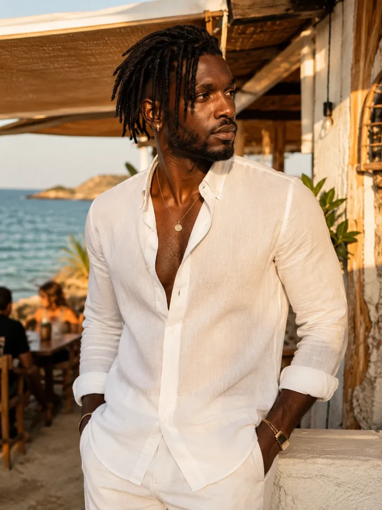 Side-Swept Dreads