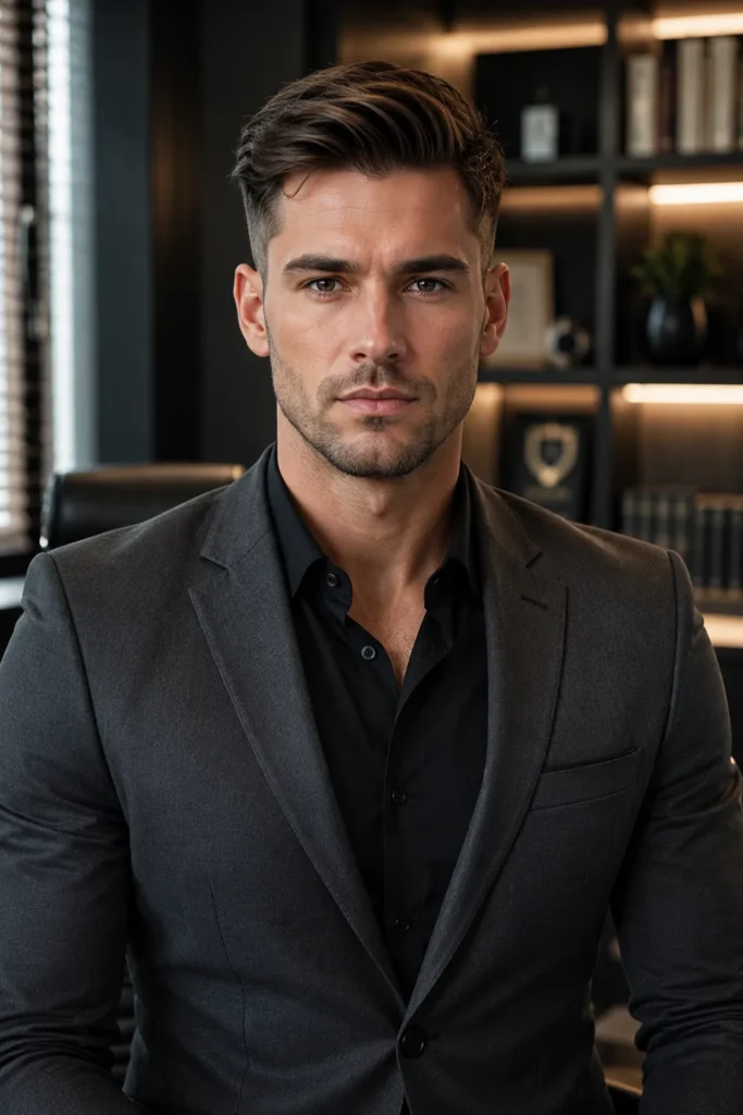 Side Swept Layered Fade