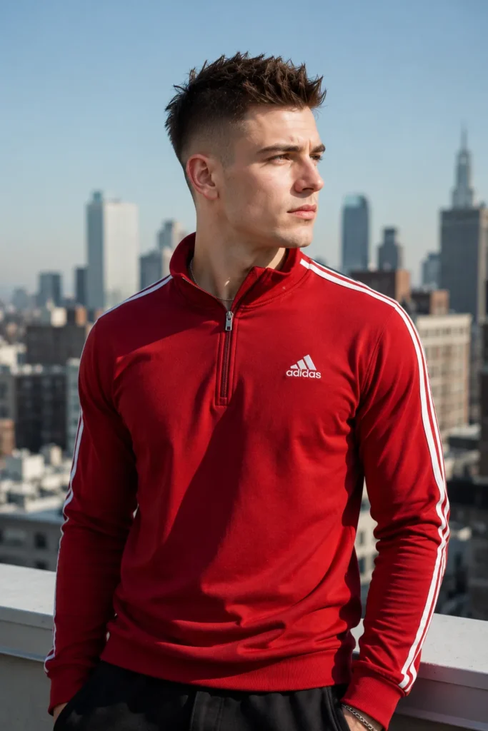Skin Fade with Short Spikes