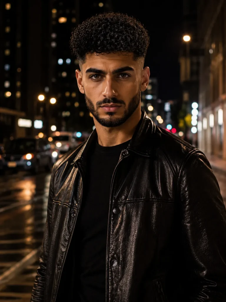Skin Taper Fade with Thick Curls