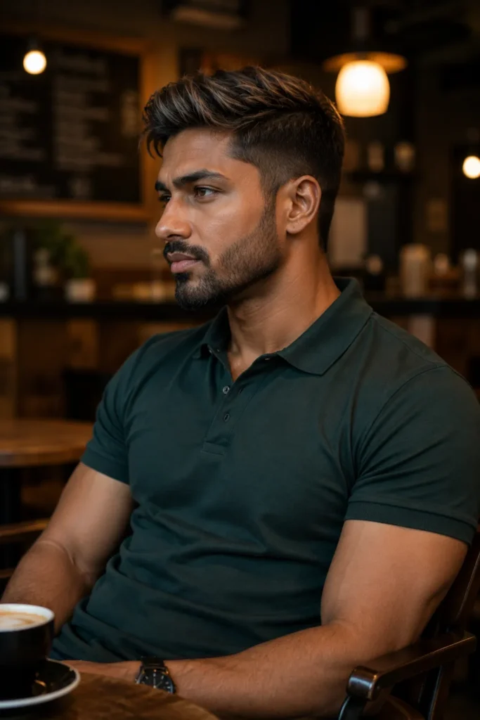 Smoky Brown Taper Fade