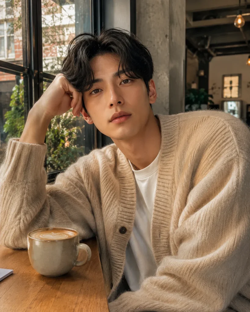  Soft Korean Curtain Hairstyle