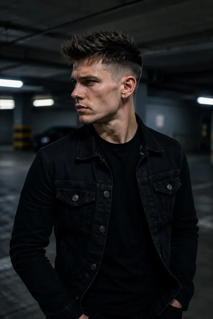 Spiky Blowout Fade