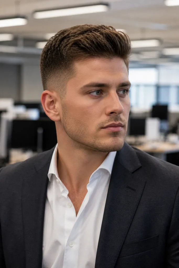 Subtle Volume Lift Crew Cut