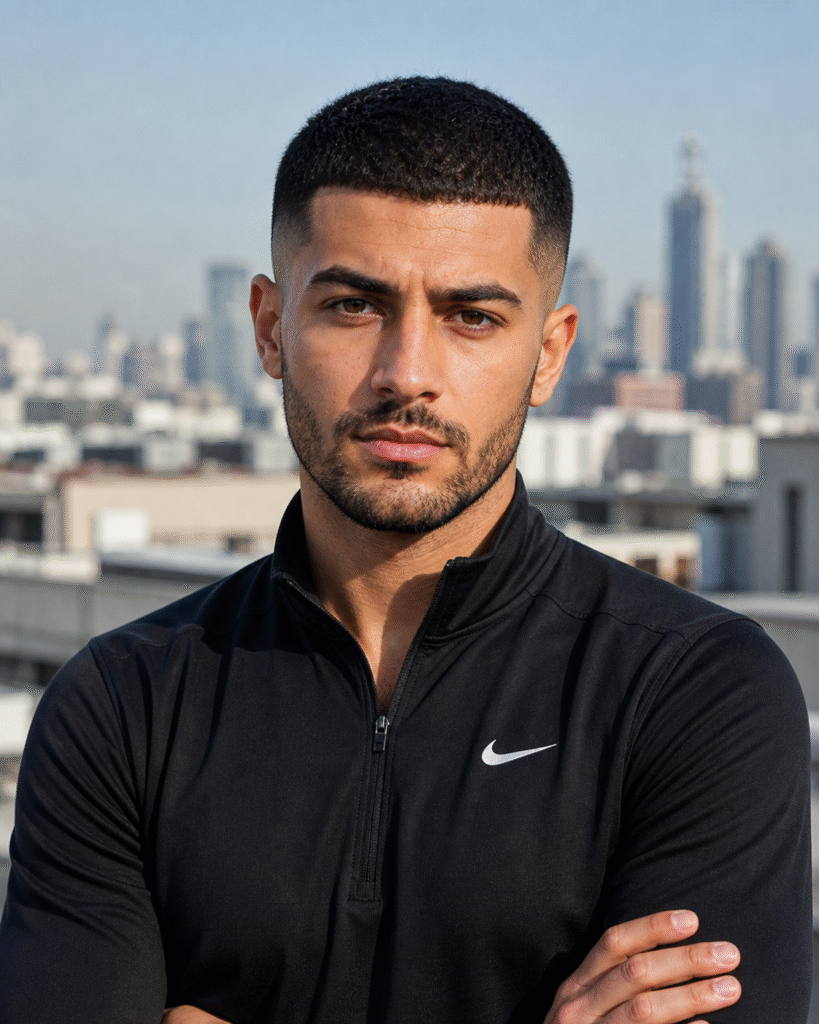 Taper Fade with Crew Cut