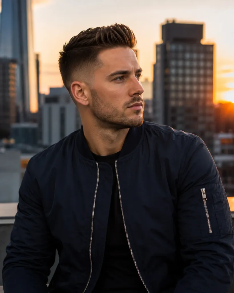 Taper Fade with Short Quiff