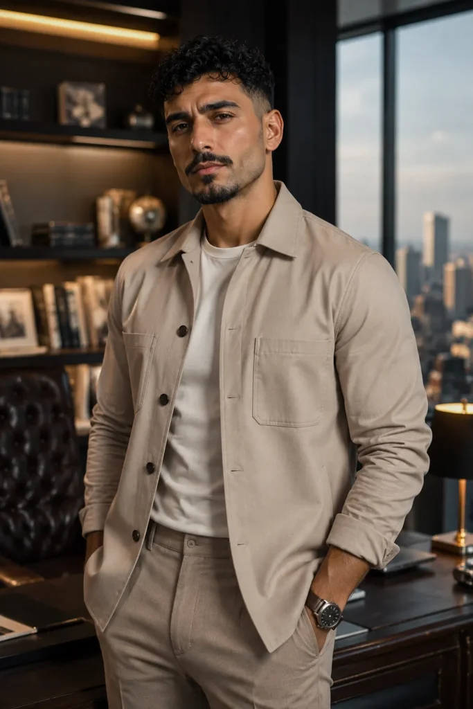 Tapered Temple with Loose Curls