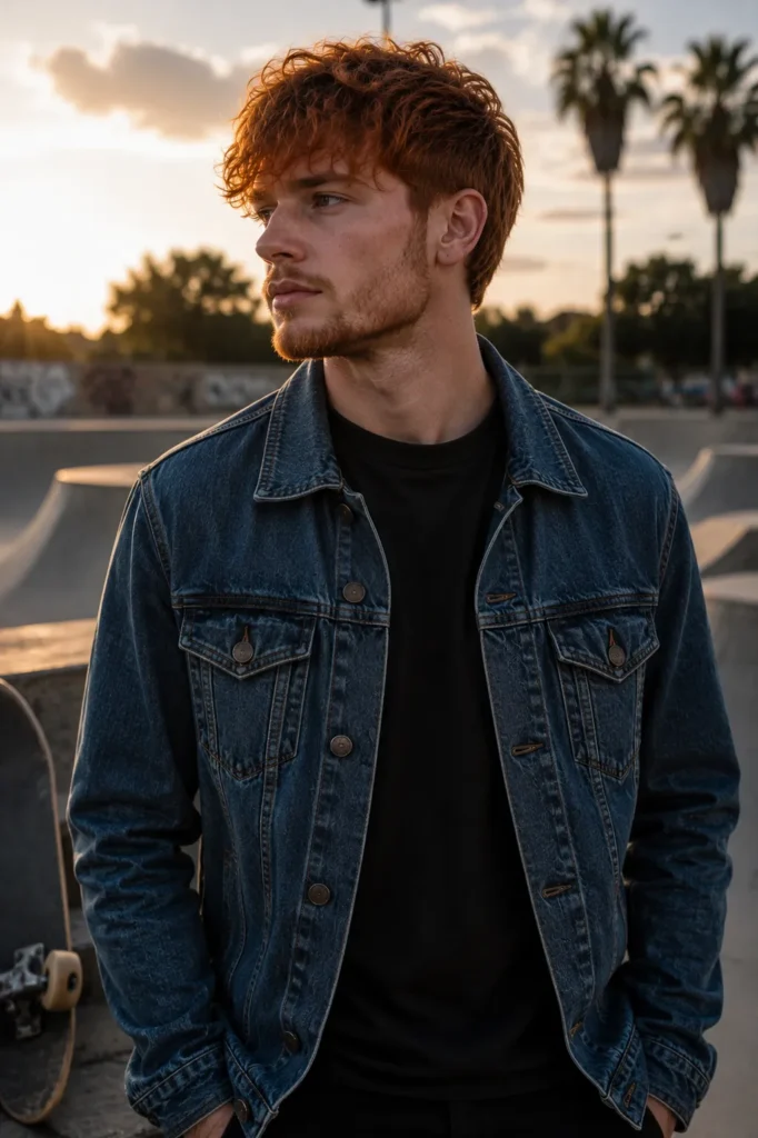 Textured Patchy Ginger Beard