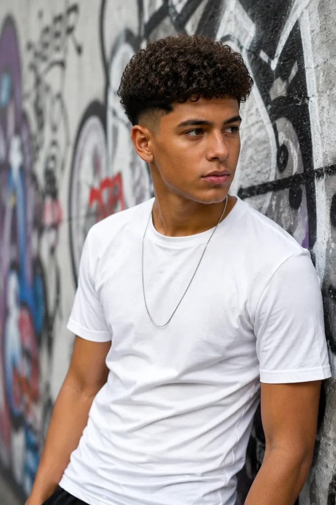 The Curly Fade Blend (Tapered Curls)