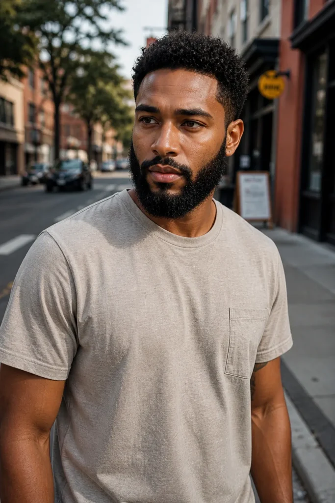 The Short Curly Beard