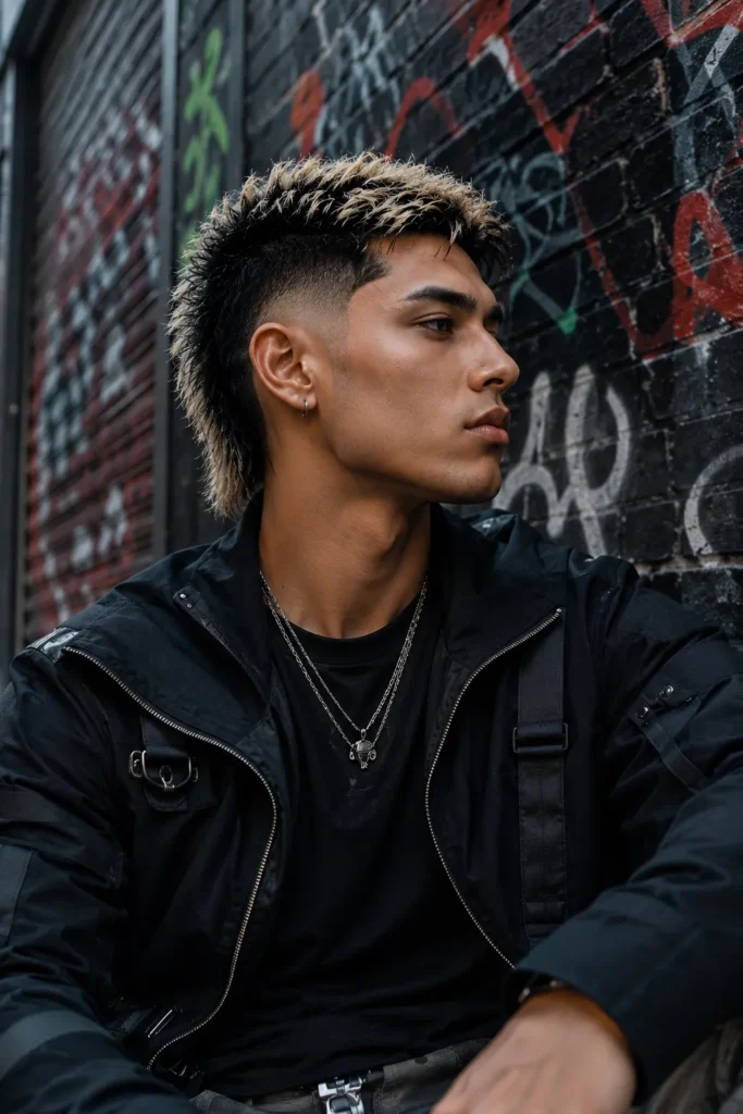 Two-Tone Taper Mullet