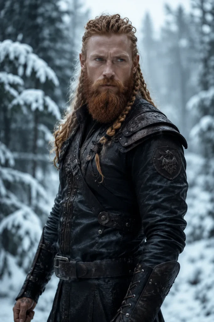 Viking-Inspired Ginger Beard